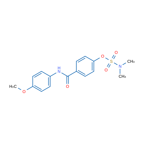 4-[(4-Methoxyphenyl)carbamoyl]phenyl N,N-dimethylsulfamate 1g