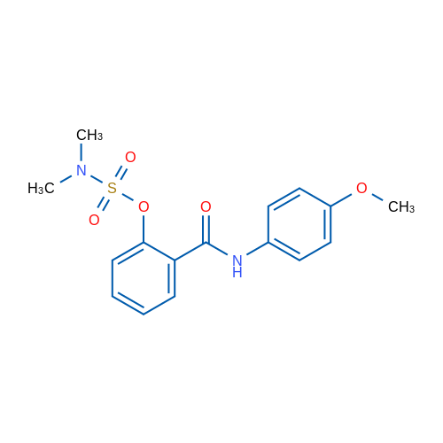 2-[(4-Methoxyphenyl)carbamoyl]phenyl N,N-dimethylsulfamate 1g