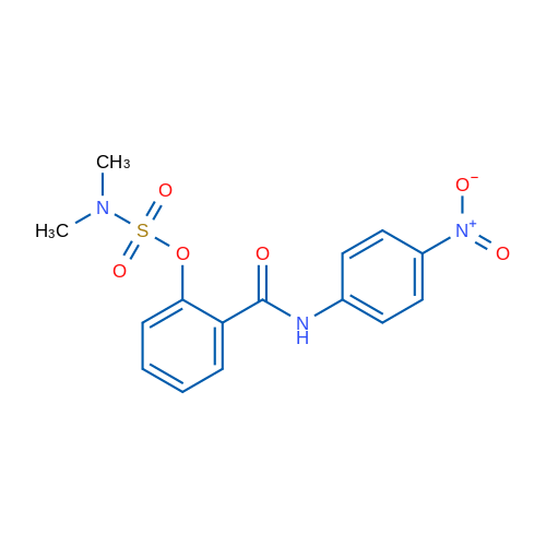 2-[(4-Nitrophenyl)carbamoyl]phenyl N,N-dimethylsulfamate 1g