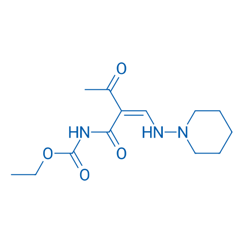 Ethyl N-[(2Z)-3-oxo-2-{[(piperidin-1-yl)amino]methylidene}butanoyl]carbamate 1g