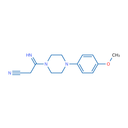 3-Imino-3-[4-(4-methoxyphenyl)piperazin-1-yl]propanenitrile 1g