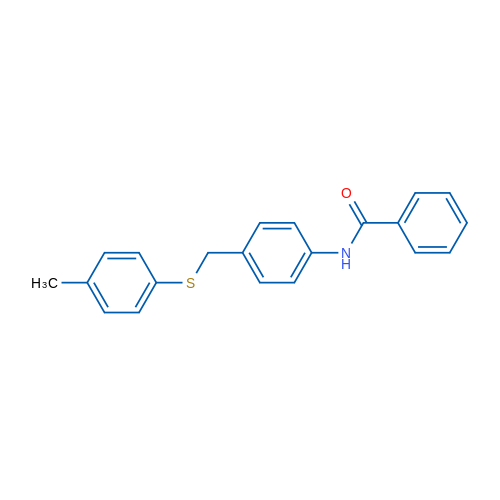 N-(4-{[(4-methylphenyl)sulfanyl]methyl}phenyl)benzamide 1g
