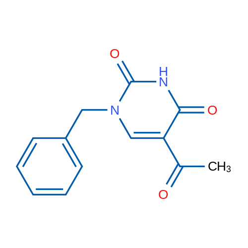 5-Acetyl-1-benzyl-1,2,3,4-tetrahydropyrimidine-2,4-dione 1g