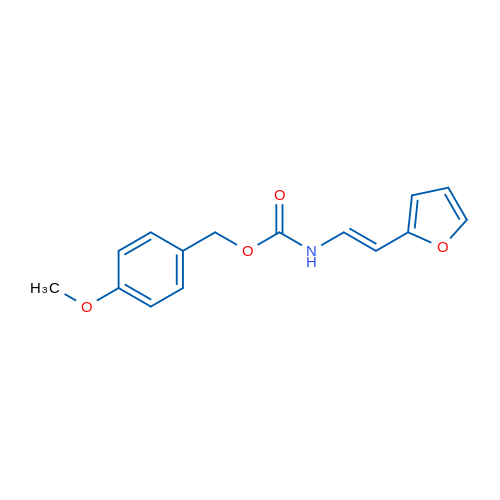 (4-Methoxyphenyl)methyl N-[(E)-2-(furan-2-yl)ethenyl]carbamate 1g