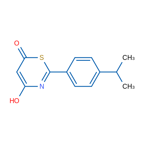 4-Hydroxy-2-[4-(propan-2-yl)phenyl]-6H-1,3-thiazin-6-one 1g