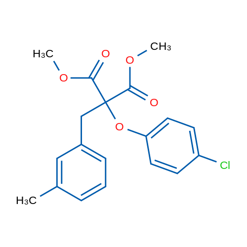 1,3-Dimethyl 2-(4-chlorophenoxy)-2-[(3-methylphenyl)methyl]propanedioate 1g