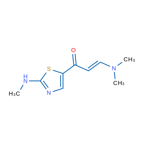 (2E)-3-(Dimethylamino)-1-[2-(methylamino)-1,3-thiazol-5-yl]prop-2-en-1-one 1g