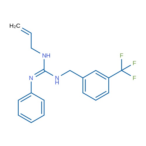 (Z)-N''-Phenyl-N'-(prop-2-en-1-yl)-N-{[3-(trifluoromethyl)phenyl]methyl}guanidine 1g
