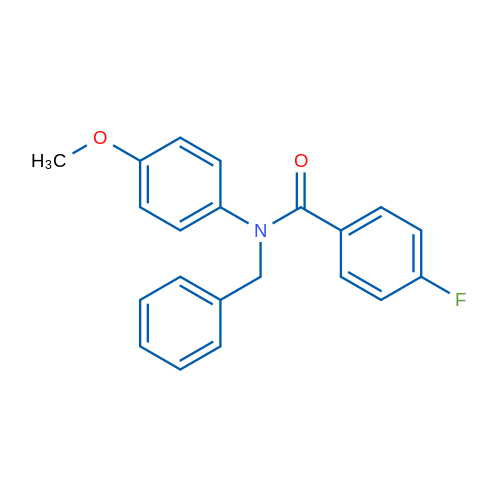 N-Benzyl-4-fluoro-N-(4-methoxyphenyl)benzamide 1g