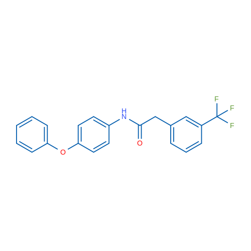 N-(4-Phenoxyphenyl)-2-[3-(trifluoromethyl)phenyl]acetamide 10mg