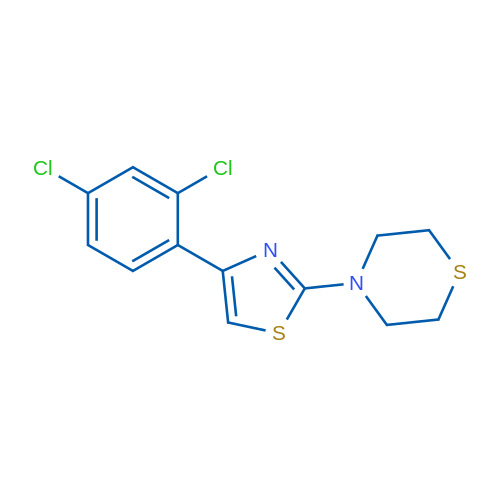 4-[4-(2,4-Dichlorophenyl)-1,3-thiazol-2-yl]thiomorpholine 1g