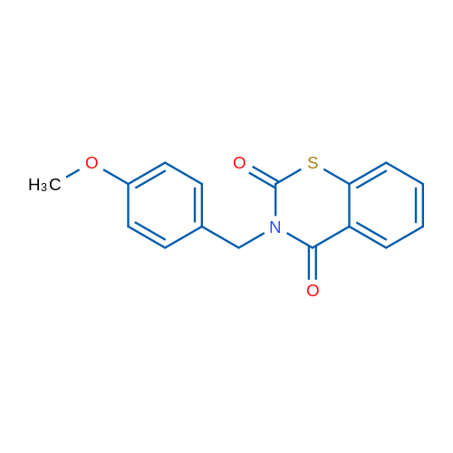 3-[(4-Methoxyphenyl)methyl]-3,4-dihydro-2H-1,3-benzothiazine-2,4-dione 1g