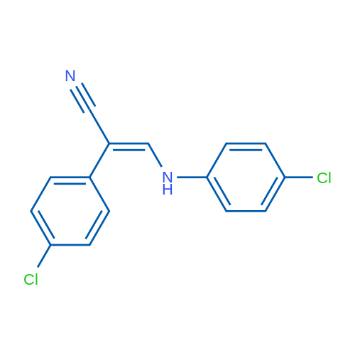 (2E)-2-(4-Chlorophenyl)-3-[(4-chlorophenyl)amino]prop-2-enenitrile 1g