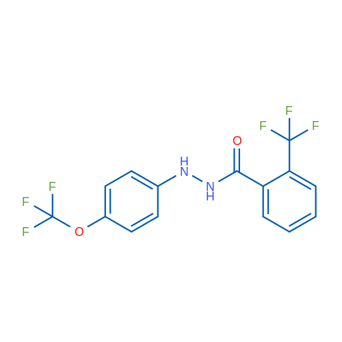 N'-[4-(Trifluoromethoxy)phenyl]-2-(trifluoromethyl)benzohydrazide 1g