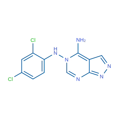 N5-(2,4-Dichlorophenyl)-5H-pyrazolo[3,4-d]pyrimidine-4,5-diamine 1g