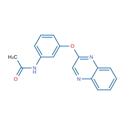 N-[3-(Quinoxalin-2-yloxy)phenyl]acetamide 1g