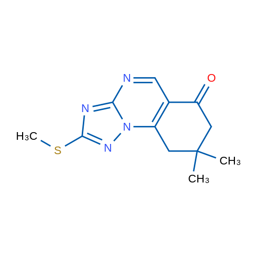 8,8-Dimethyl-2-(methylsulfanyl)-6H,7H,8H,9H-[1,2,4]triazolo[1,5-a]quinazolin-6-one 1g