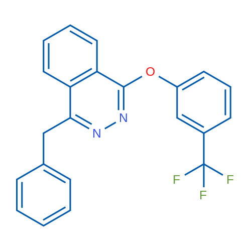 1-Benzyl-4-[3-(trifluoromethyl)phenoxy]phthalazine 1g