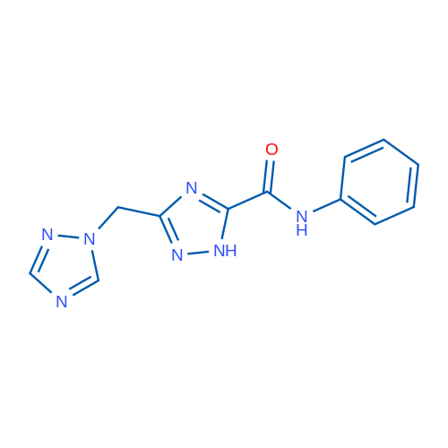 N-Phenyl-3-[(1H-1,2,4-triazol-1-yl)methyl]-1H-1,2,4-triazole-5-carboxamide 1g