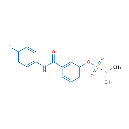 3-[(4-Fluorophenyl)carbamoyl]phenyl N,N-dimethylsulfamate 1g
