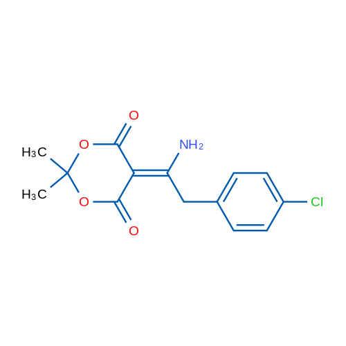 5-[1-Amino-2-(4-chlorophenyl)ethylidene]-2,2-dimethyl-1,3-dioxane-4,6-dione 1g