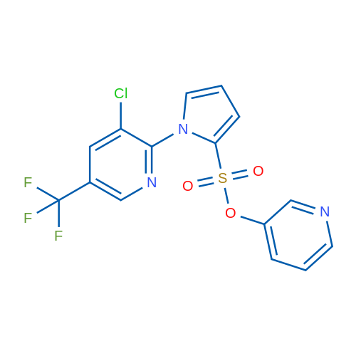 Pyridin-3-yl 1-[3-chloro-5-(trifluoromethyl)pyridin-2-yl]-1H-pyrrole-2-sulfonate 1g