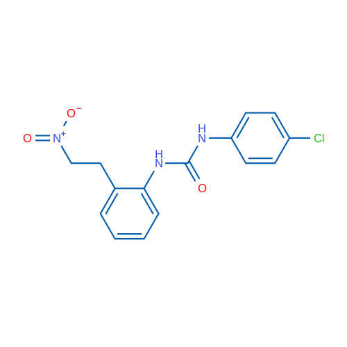 1-(4-Chlorophenyl)-3-[2-(2-nitroethyl)phenyl]urea 1g