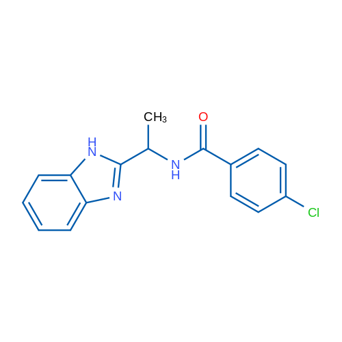 N-[1-(1H-1,3-Benzodiazol-2-yl)ethyl]-4-chlorobenzamide 1g