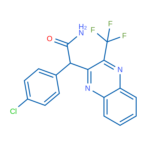 2-(4-Chlorophenyl)-2-[3-(trifluoromethyl)quinoxalin-2-yl]acetamide 1g