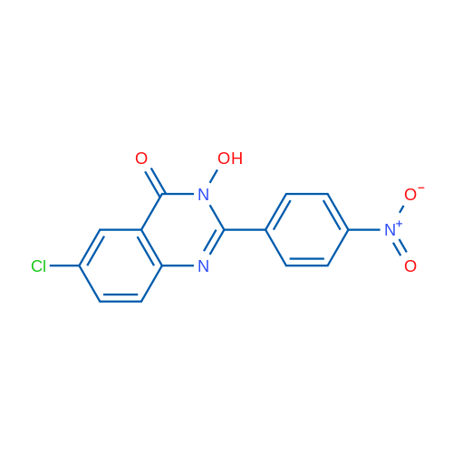 6-Chloro-3-hydroxy-2-(4-nitrophenyl)-3,4-dihydroquinazolin-4-one 1g