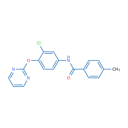 N-[3-Chloro-4-(pyrimidin-2-yloxy)phenyl]-4-methylbenzamide 2mg