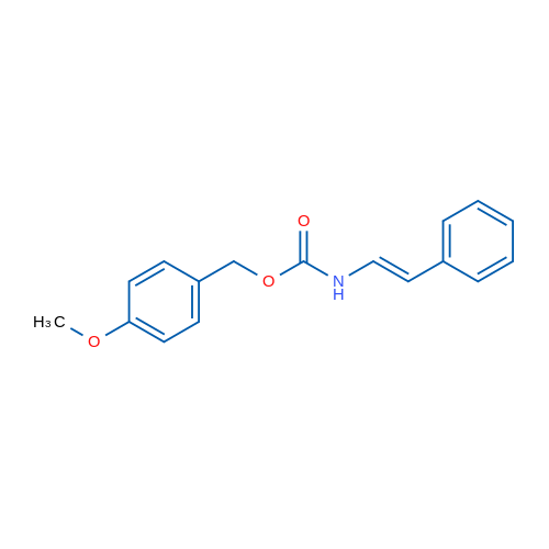 (4-Methoxyphenyl)methyl N-[(E)-2-phenylethenyl]carbamate 1g