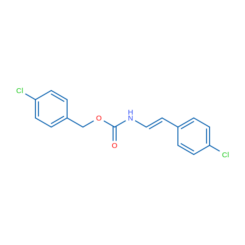 (4-Chlorophenyl)methyl N-[(E)-2-(4-chlorophenyl)ethenyl]carbamate 1g