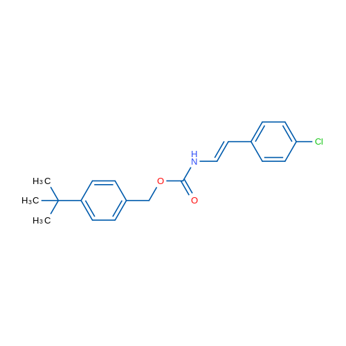 (4-tert-Butylphenyl)methyl N-[(E)-2-(4-chlorophenyl)ethenyl]carbamate 1g