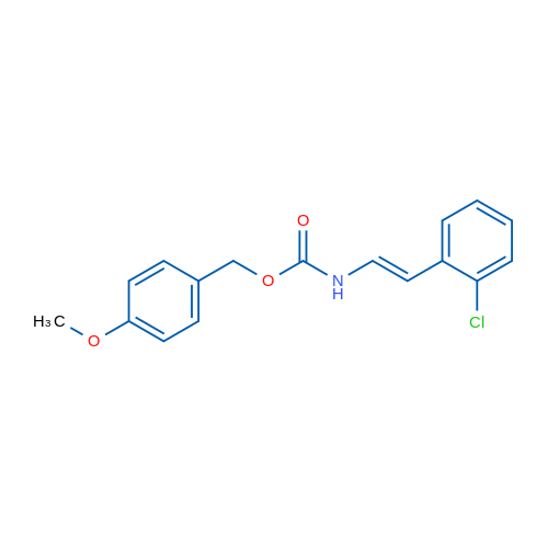(4-Methoxyphenyl)methyl N-[(E)-2-(2-chlorophenyl)ethenyl]carbamate 1g