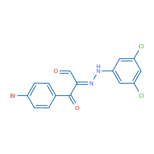 (2E)-3-(4-Bromophenyl)-2-[2-(3,5-dichlorophenyl)hydrazin-1-ylidene]-3-oxopropanal 1g