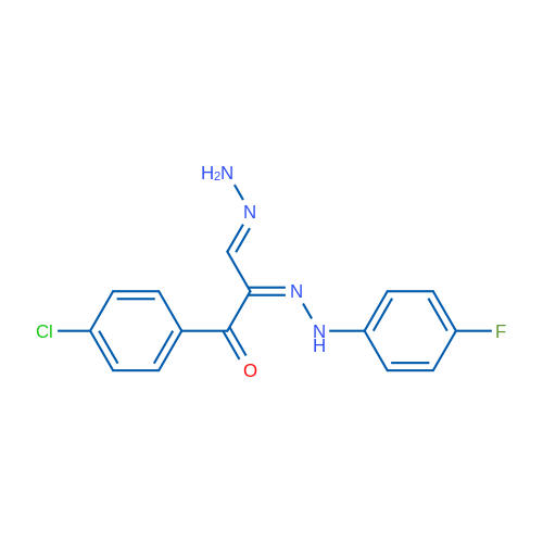 (2Z,3E)-1-(4-Chlorophenyl)-2-[2-(4-fluorophenyl)hydrazin-1-ylidene]-3-hydrazinylidenepropan-1-one 1g
