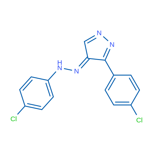 (4E)-3-(4-Chlorophenyl)-4-[2-(4-chlorophenyl)hydrazin-1-ylidene]-4H-pyrazole 1g