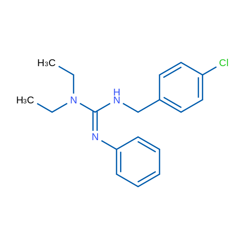 (E)-N'-[(4-Chlorophenyl)methyl]-N,N-diethyl-N''-phenylguanidine 1g