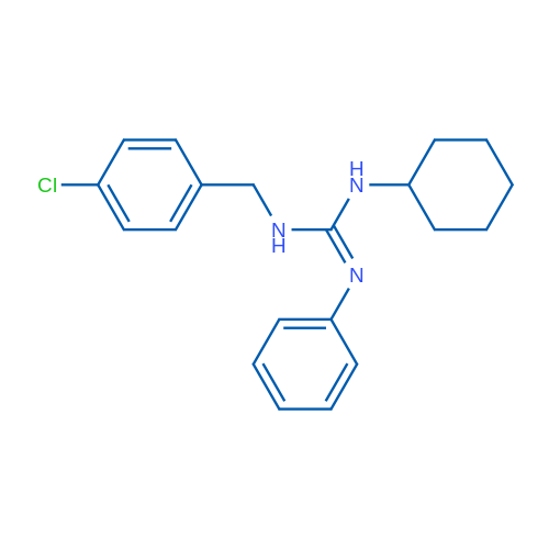 (E)-N'-[(4-Chlorophenyl)methyl]-N-cyclohexyl-N''-phenylguanidine 1g