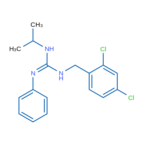 (E)-N-[(2,4-Dichlorophenyl)methyl]-N''-phenyl-N'-(propan-2-yl)guanidine 1g