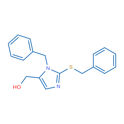 [1-Benzyl-2-(benzylsulfanyl)-1H-imidazol-5-yl]methanol 1g