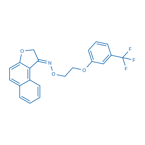 (1E)-N-{2-[3-(trifluoromethyl)phenoxy]ethoxy}-1H,2H-naphtho[2,1-b]furan-1-imine 1g