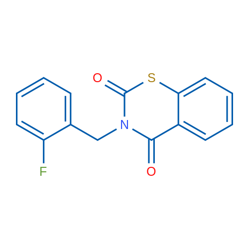 3-[(2-Fluorophenyl)methyl]-3,4-dihydro-2H-1,3-benzothiazine-2,4-dione 1g