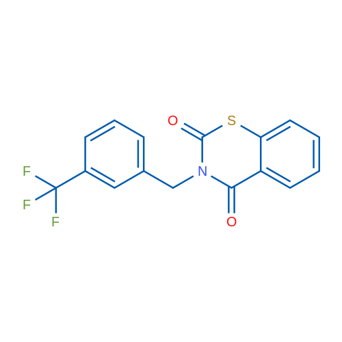 3-{[3-(trifluoromethyl)phenyl]methyl}-3,4-dihydro-2H-1,3-benzothiazine-2,4-dione 1g