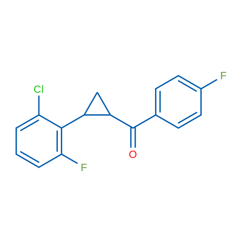 [2-(2-Chloro-6-fluorophenyl)cyclopropyl](4-fluorophenyl)methanone 1g