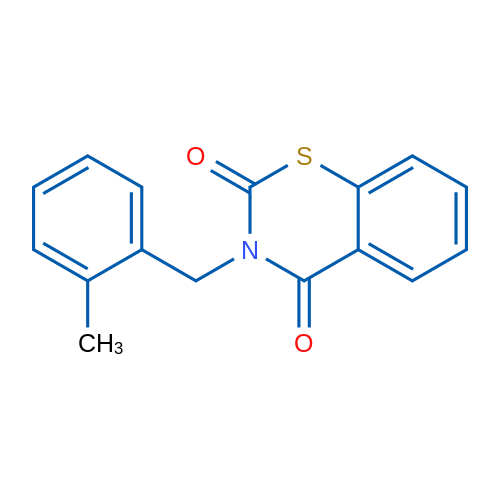 3-[(2-Methylphenyl)methyl]-3,4-dihydro-2H-1,3-benzothiazine-2,4-dione 1g