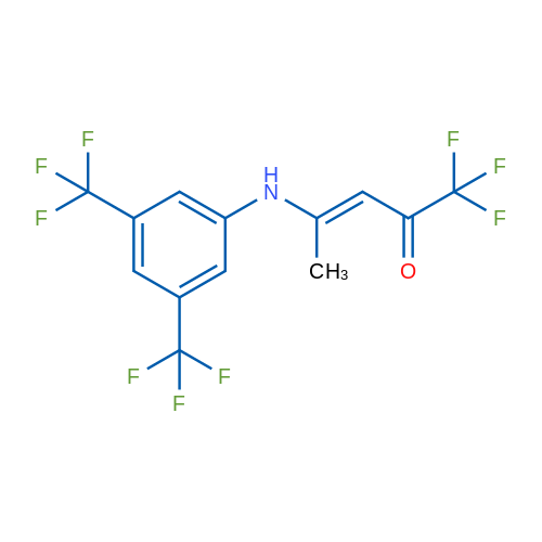 (3E)-4-{[3,5-bis(trifluoromethyl)phenyl]amino}-1,1,1-trifluoropent-3-en-2-one 1g