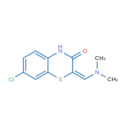 (2E)-7-Chloro-2-[(dimethylamino)methylidene]-3,4-dihydro-2H-1,4-benzothiazin-3-one 1g