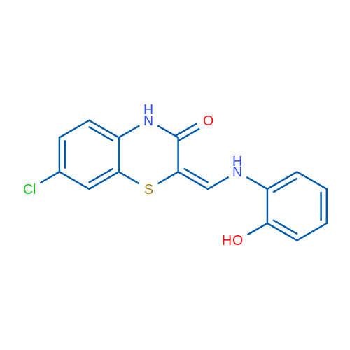 (2E)-7-Chloro-2-{[(2-hydroxyphenyl)amino]methylidene}-3,4-dihydro-2H-1,4-benzothiazin-3-one 1g